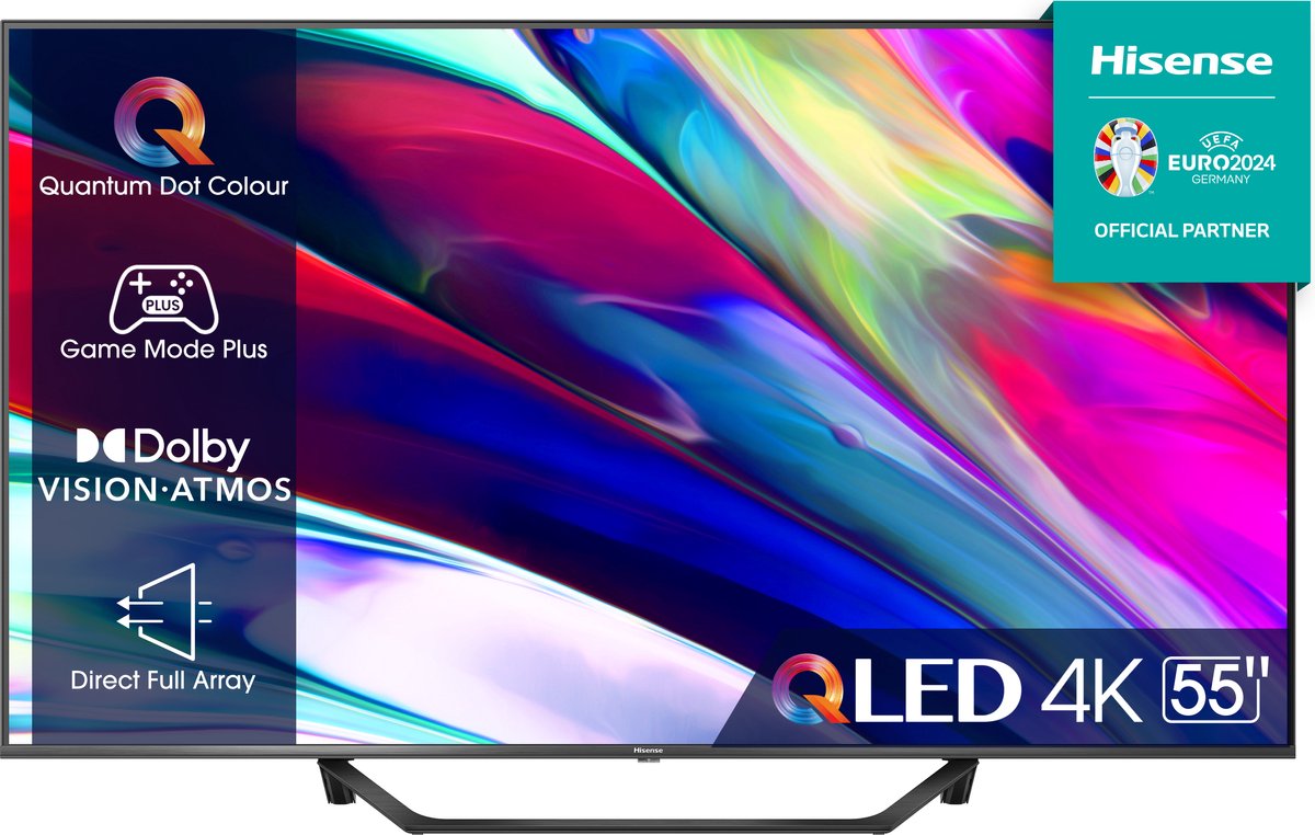 Hisense - TV QLED 139,7 Cm (55") 55A7KQ UHD 4K, Smart TV, Inteligencia Artificial