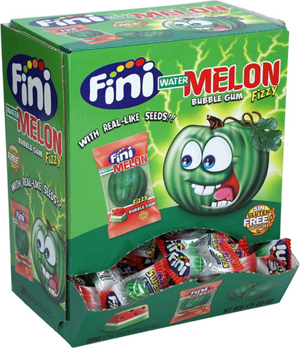 FINI - Watermelon Bubble Gum - 200 stuks