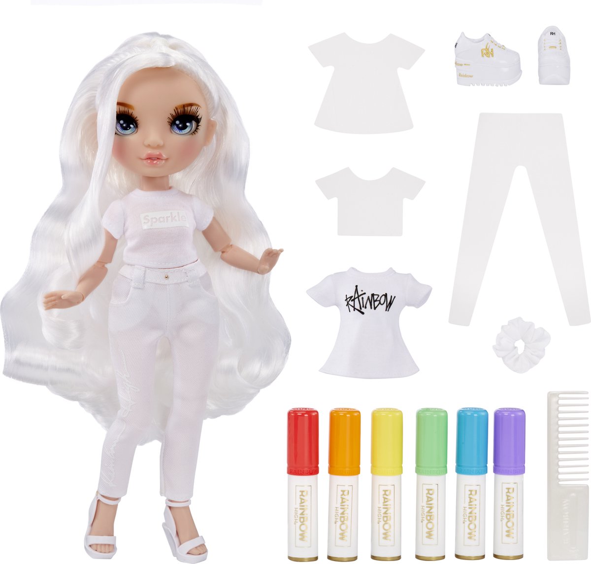 Top1Toys Rainbow High Custom Fashion Doll 1 (blue eyes)
