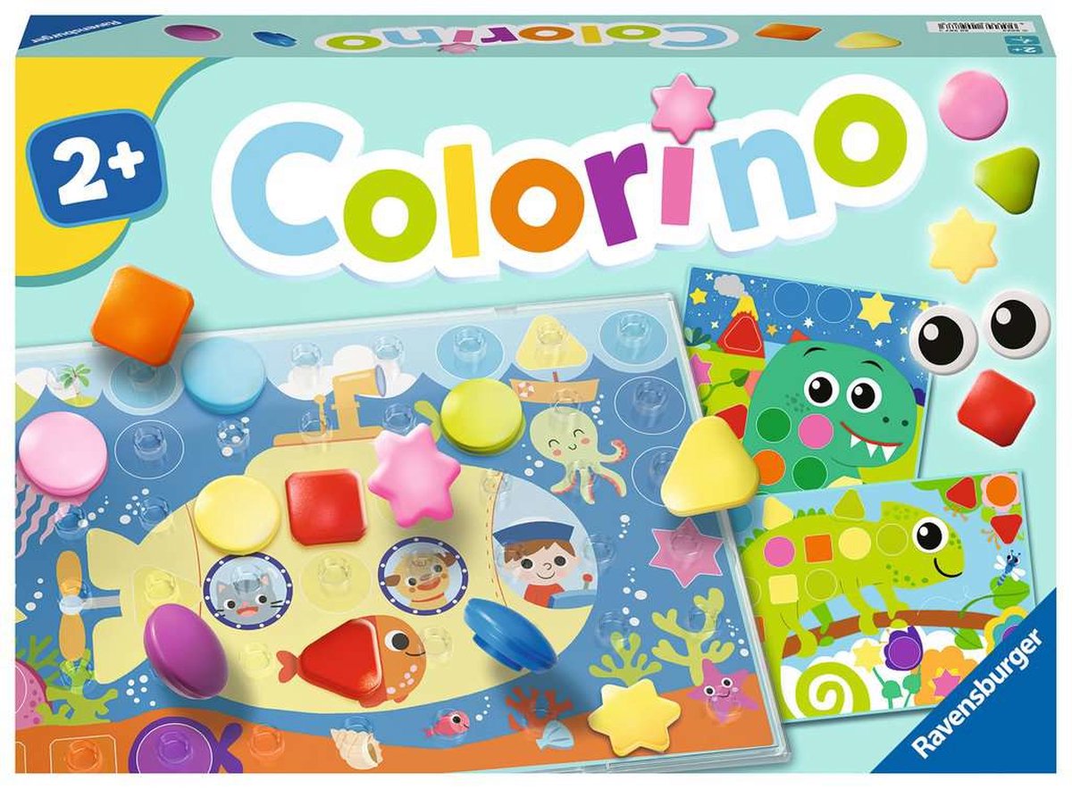 Top1Toys Ravensburger spel colorino kleuren en figuren