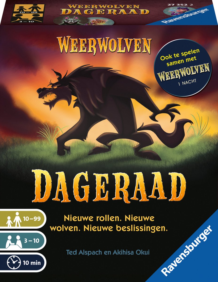 Top1Toys Ravensburger spel weerwolven dageraad