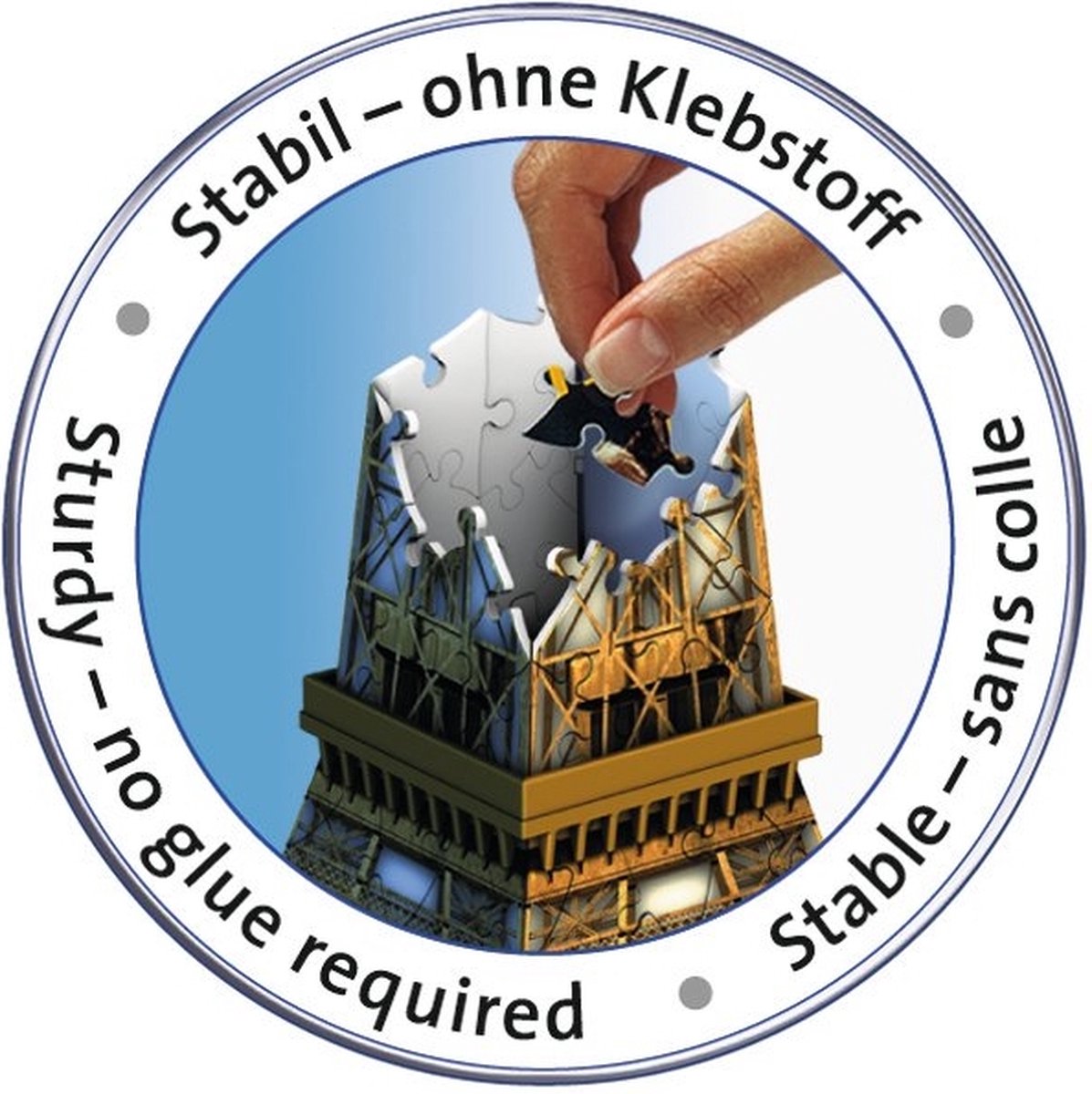 Top1Toys 3D Puzzel Eiffeltoren 216 Stukjes