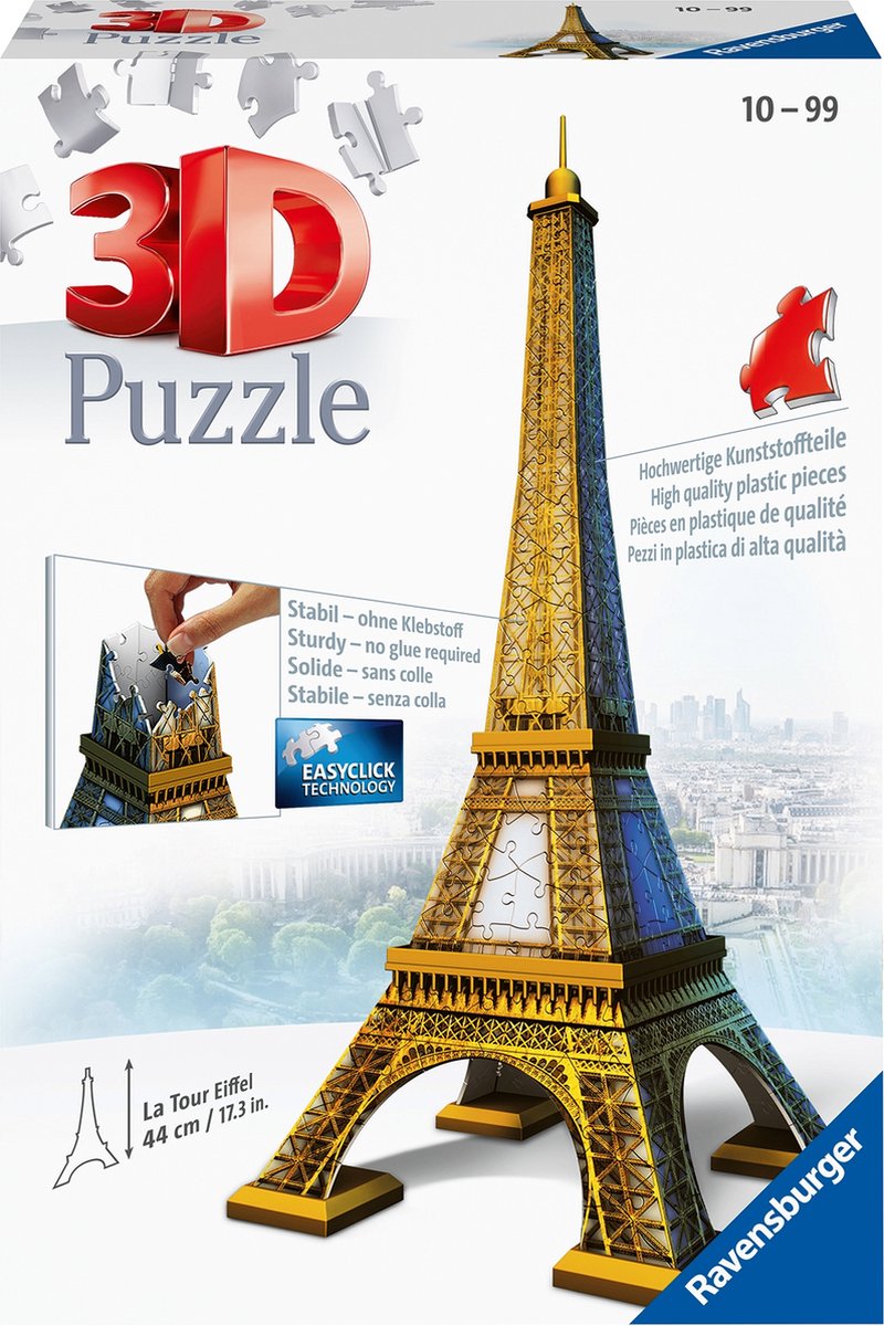 Top1Toys 3D Puzzel Eiffeltoren 216 Stukjes