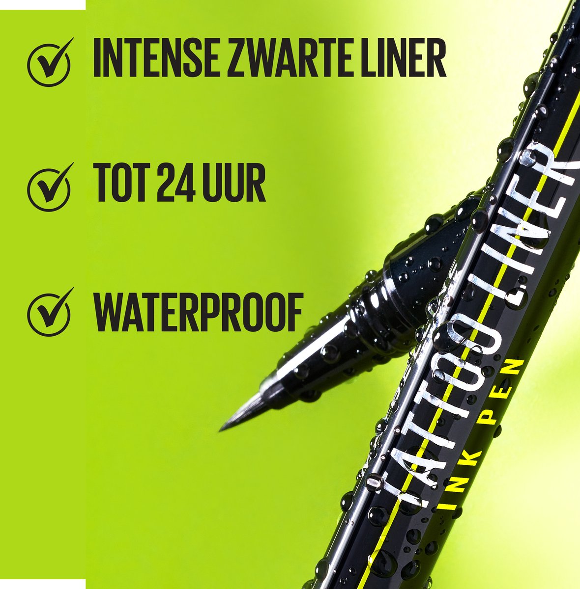 Maybelline - Eyeliner Tattoo Liner Ink Pen Waterproof - Zwart