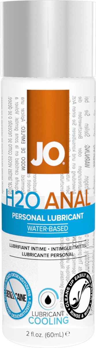 System Jo - Anaal H2O Glijmiddel - 60 ml