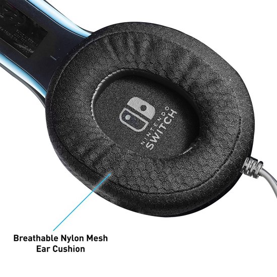 PDP LVL40 Bedrade Stereo Gaming Headset Nintendo Switch Blauw/ - Rood