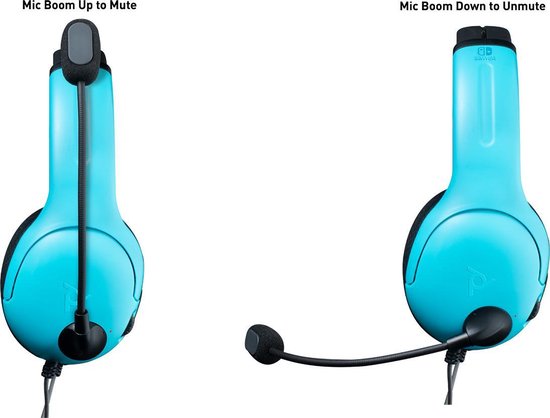PDP LVL40 Bedrade Stereo Gaming Headset Nintendo Switch Blauw/ - Rood