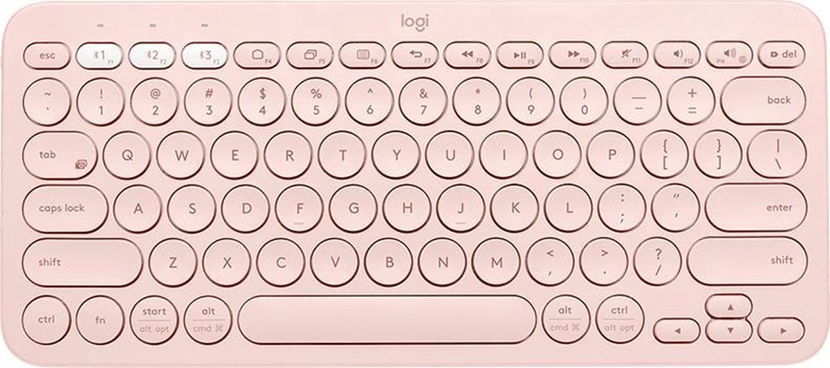 Logitech K380 Draadloos Toetsenbord QWERTY - Roze