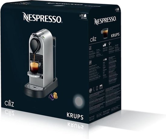 KRUPS Nespresso Citiz & Milk XN761B Zilver - Silver