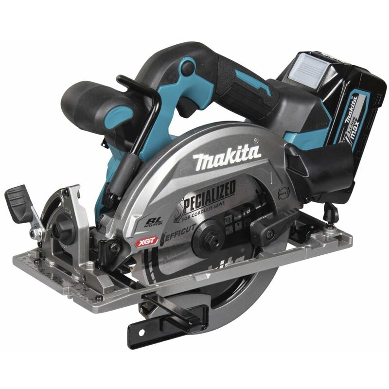 Makita Carrilo de mano inalámbrico 57 mm 40V Máx. 2x 2.5 AH Batería + Cargador