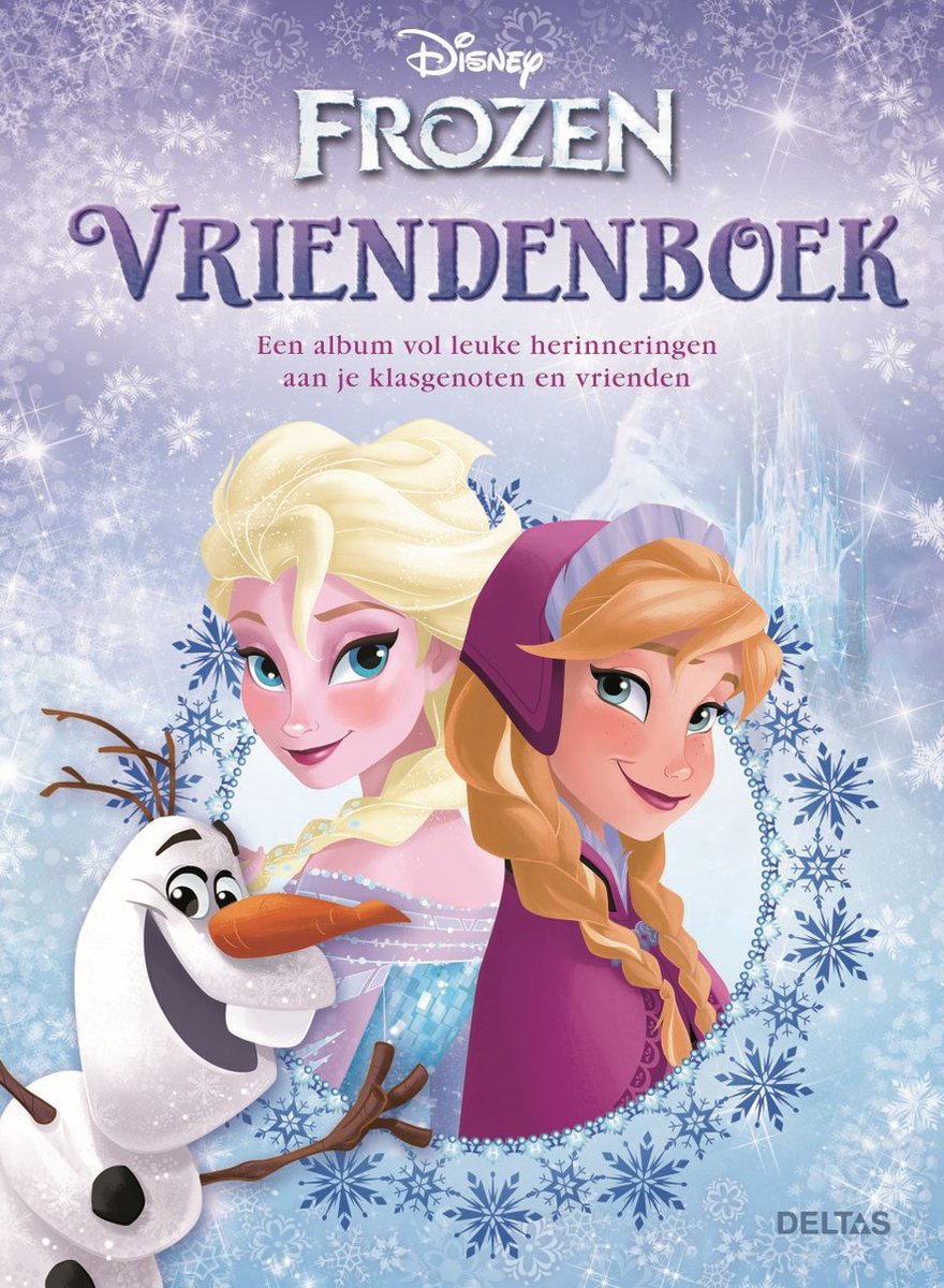 Disney Frozen vriendenboek - Paars