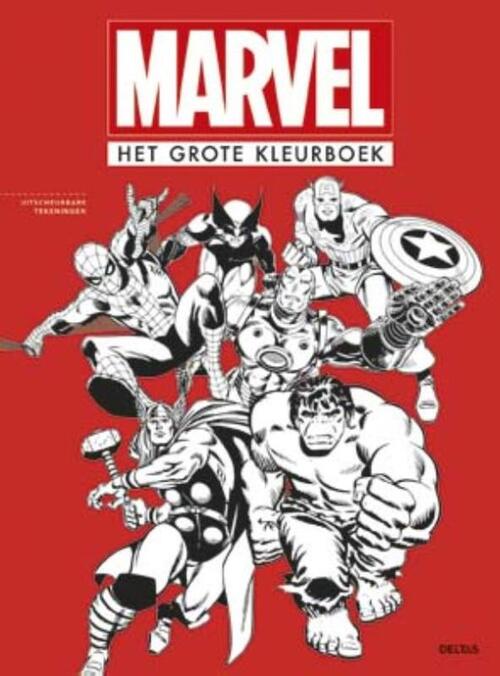 Marvel , het grote kleurboek - Rood