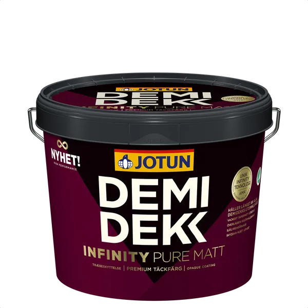 Jotun Demidekk Infinity Pure Matt - Mengkleur - 3 l