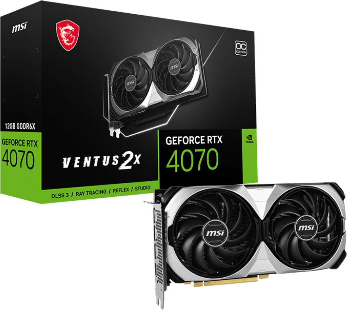 MSI GEFORCE RTX 4070 VENTUS 2X 12G OC