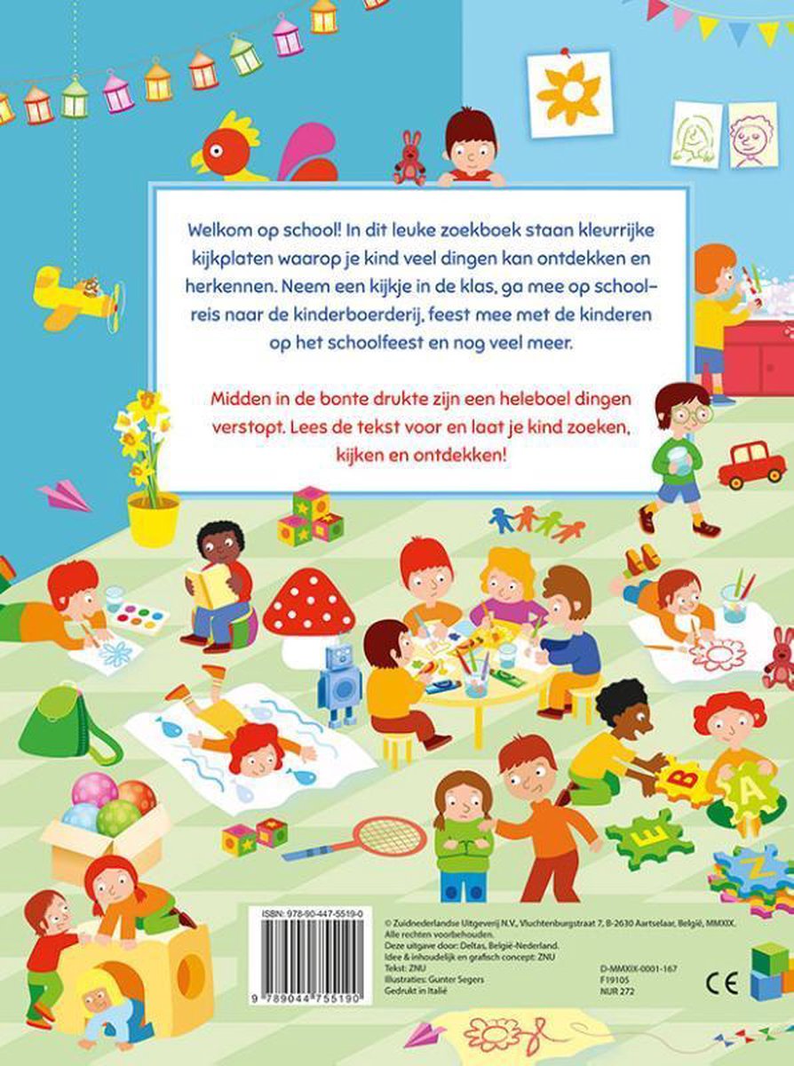 We gaan naar school! Kijk- en zoekboek