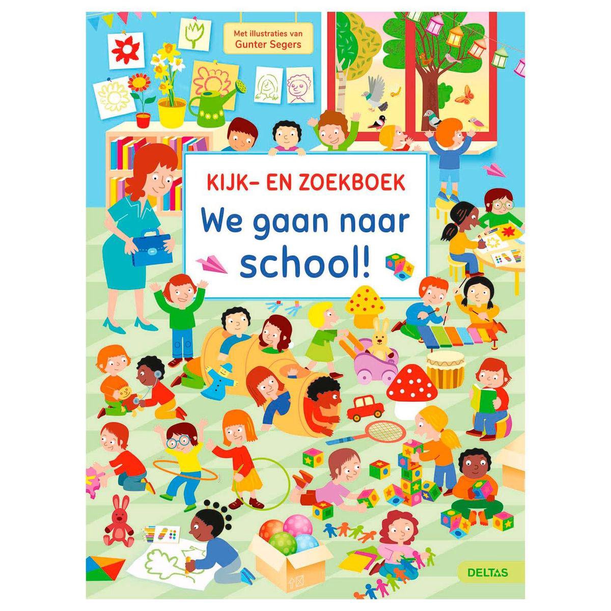 We gaan naar school! Kijk- en zoekboek