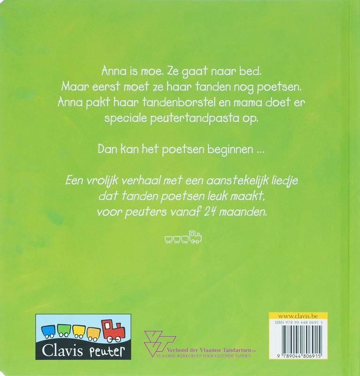 Anna poetst haar tanden