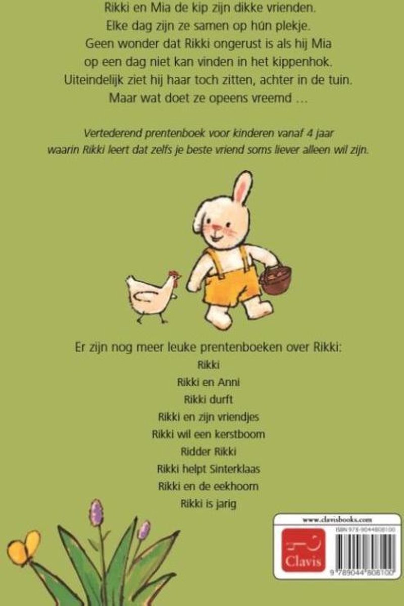 Clavis Uitgeverij Rikki en Mia de kip