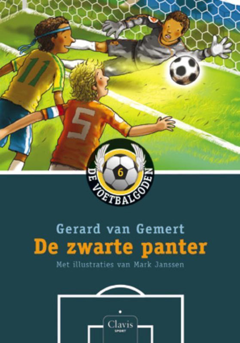 Clavis Uitgeverij Dee Panter (Voeltbalgoden 6) - Zwart