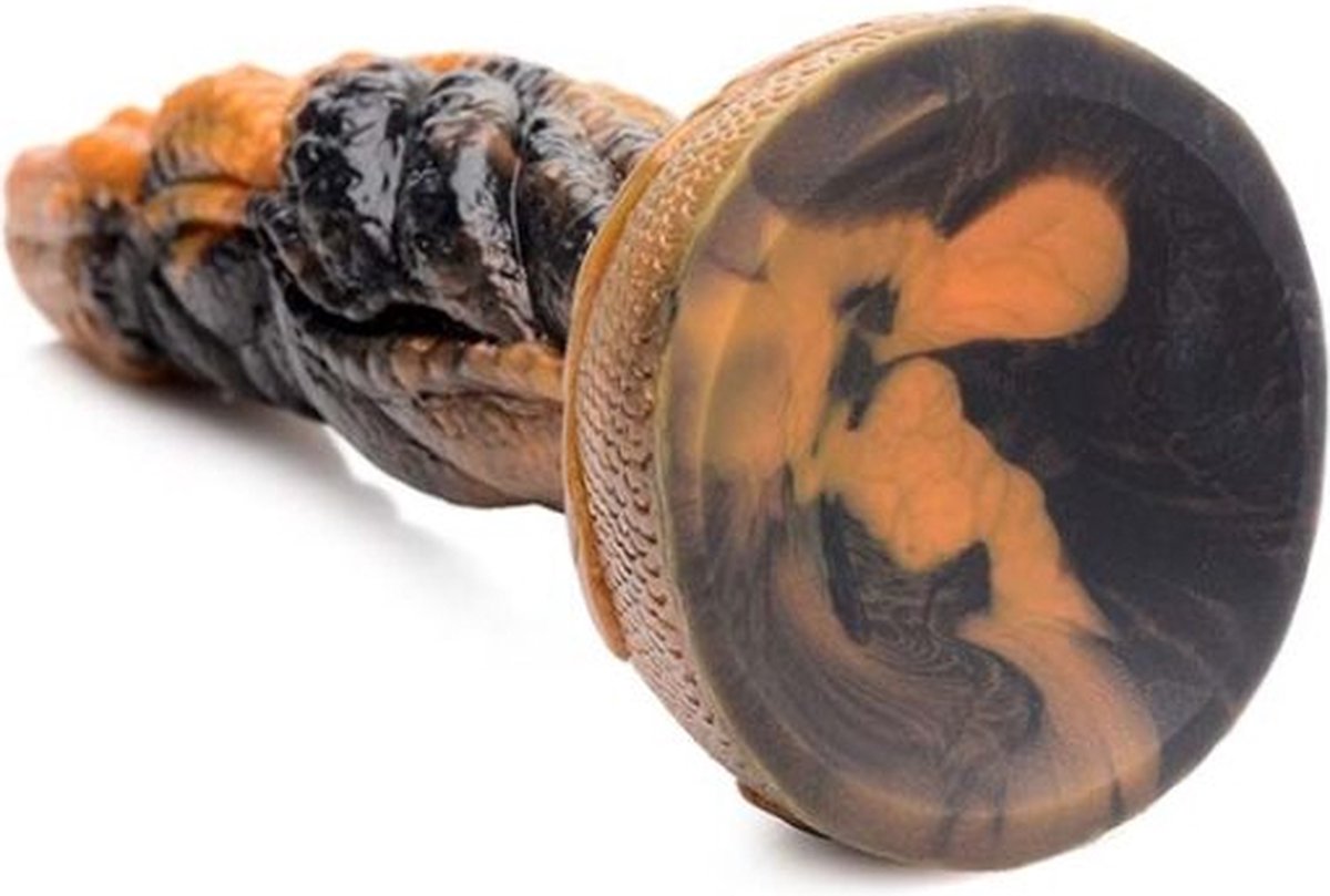 Ravager Geribbelde Tentakel Dildo - Bruin