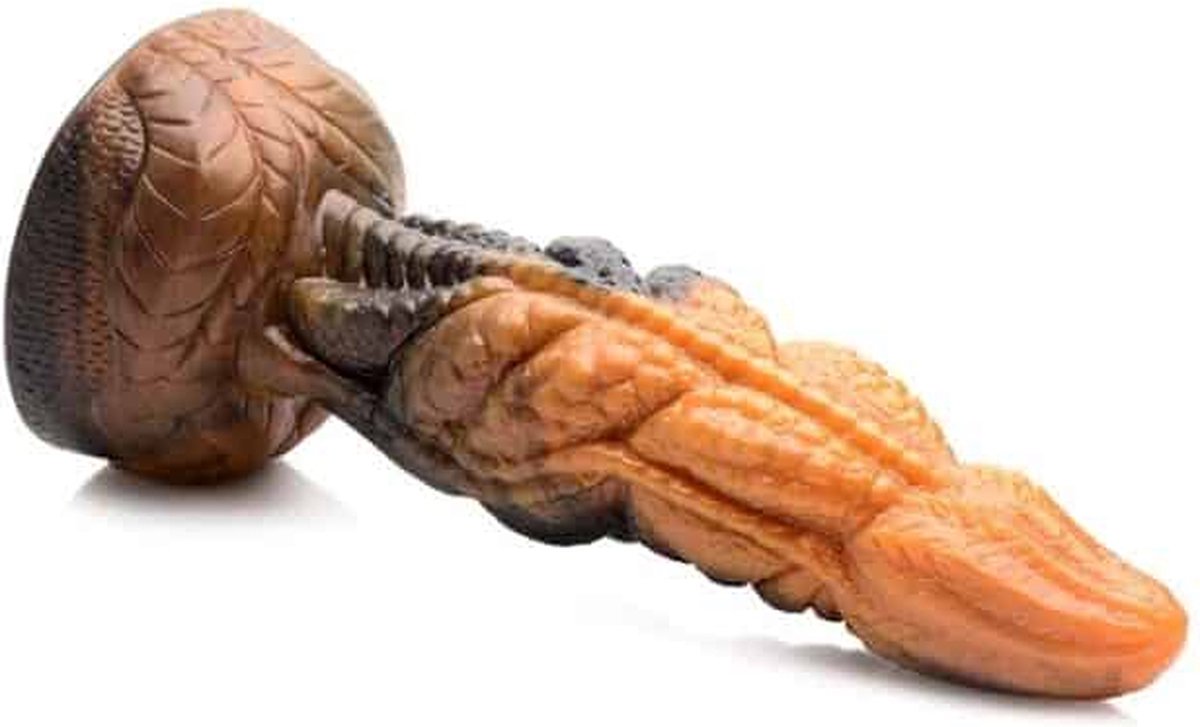 Ravager Geribbelde Tentakel Dildo - Bruin