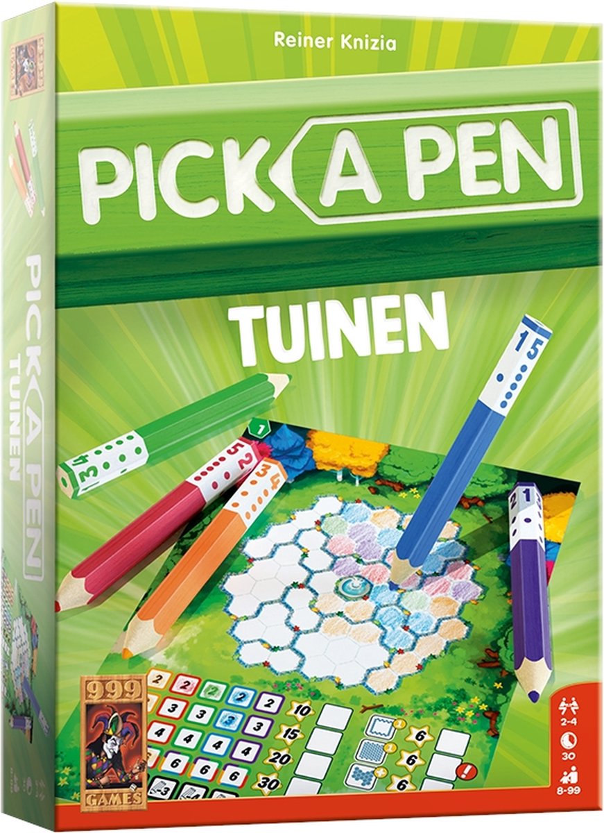 Pick A Pen Tuinen - Dobbelspel