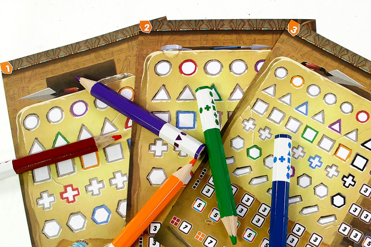 Pick A Pen Crypten - Dobbelspel - Geel