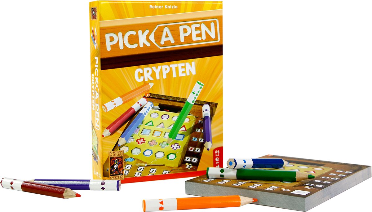 Pick A Pen Crypten - Dobbelspel - Geel