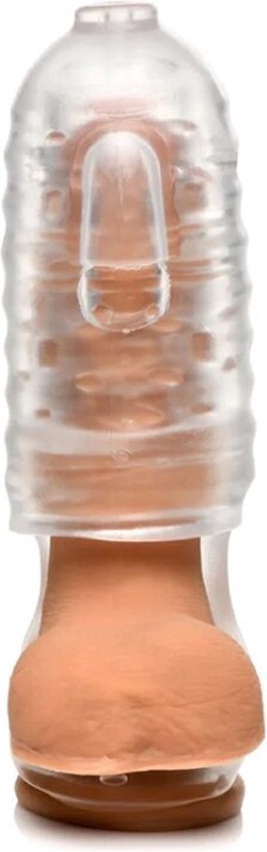 Lovebotz Milker TPE Masturbator met Ball Strap