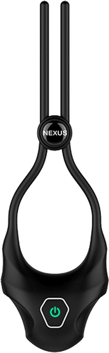 Nexus - Forge Vibrerende Lasso Cockring - Zwart