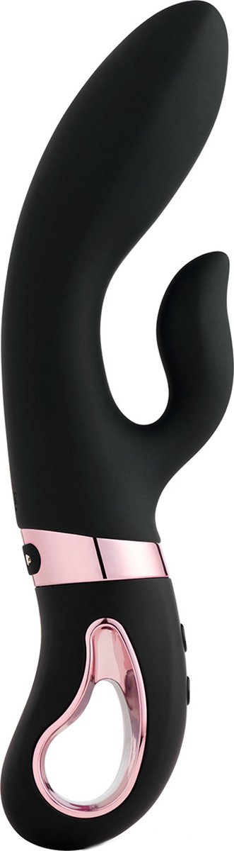 So Divine - Black Magic Rabbit Vibrator - Zwart