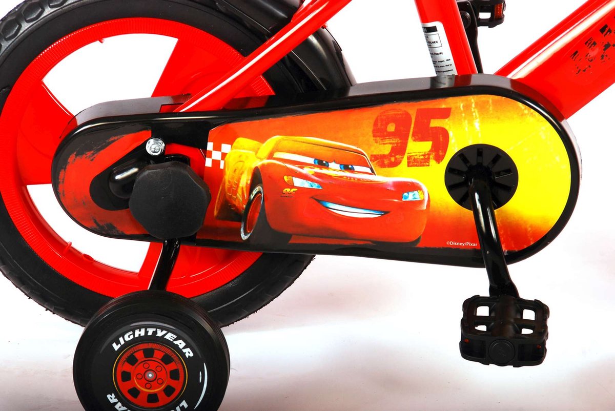 Disney Fiets Cars 12 Inch Met EVA Banden - Rood