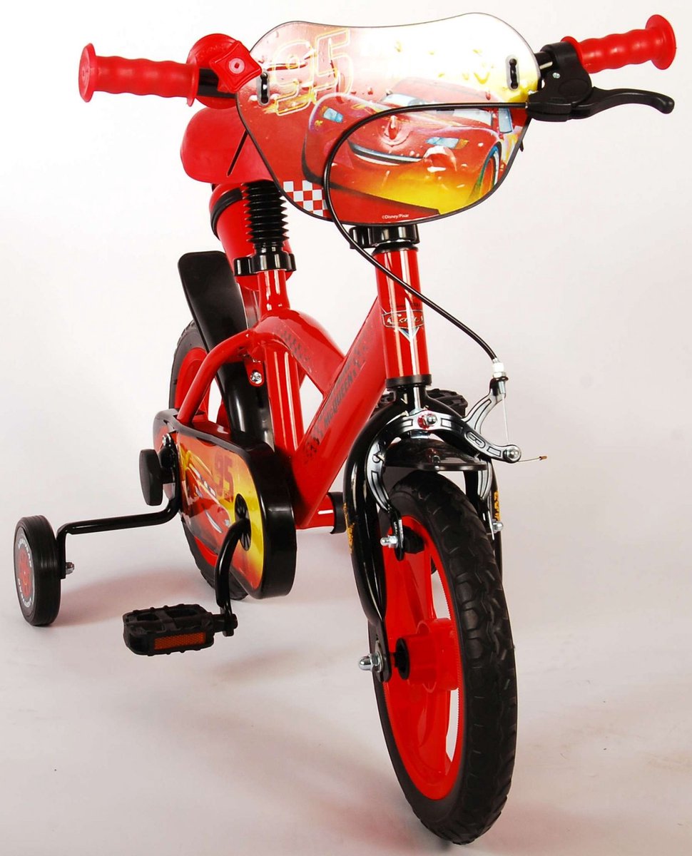 Disney Fiets Cars 12 Inch Met EVA Banden - Rood