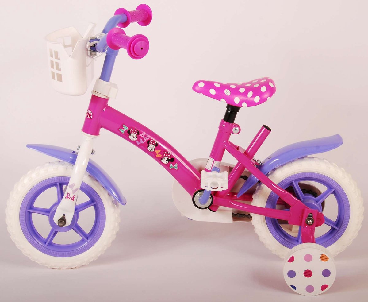 Disney Fiets Minnie 10 Inch - Roze