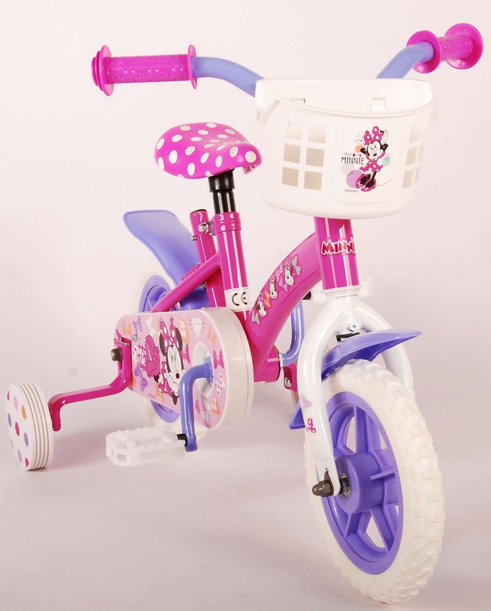 Disney Fiets Minnie 10 Inch - Roze