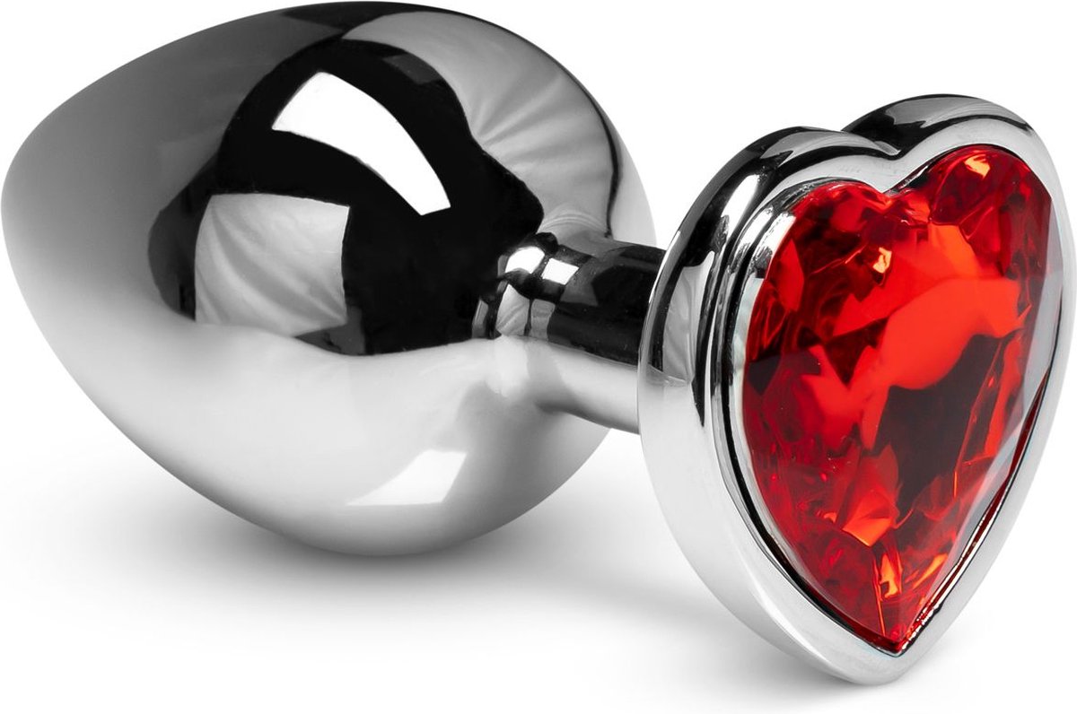 EasyToys Kristal Buttplug Set - Zilver - Silver