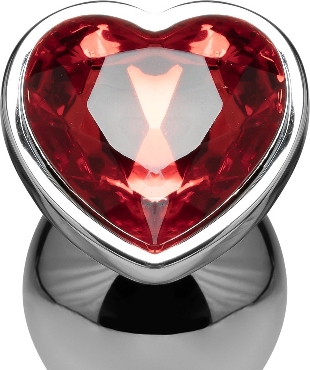 EasyToys Kristal Buttplug Set - Zilver - Silver