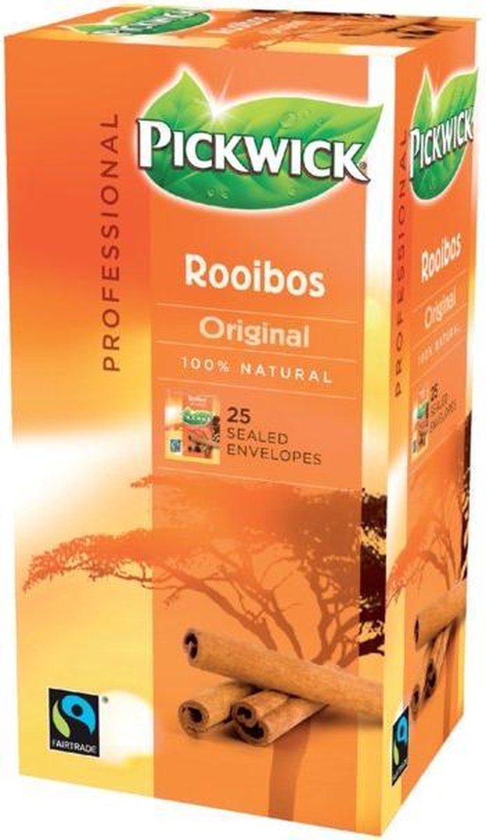 Pickwick - Professional Rooibos Original - 3x 25 zakjes