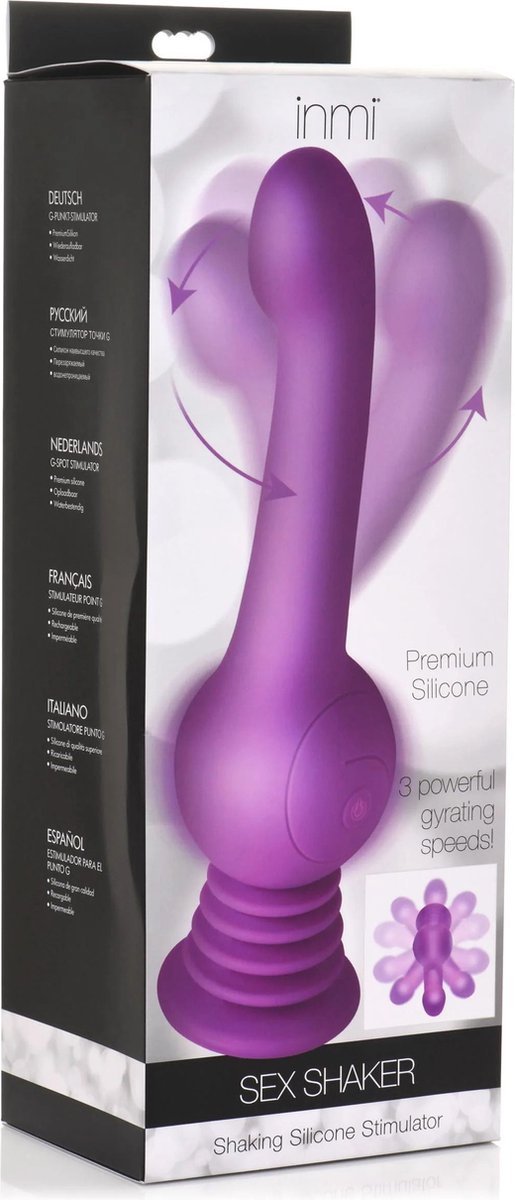 Inmi IN Shaking Siliconen Stimulator - Paars