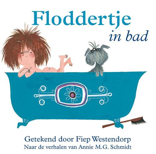 Querido Floddertje in bad