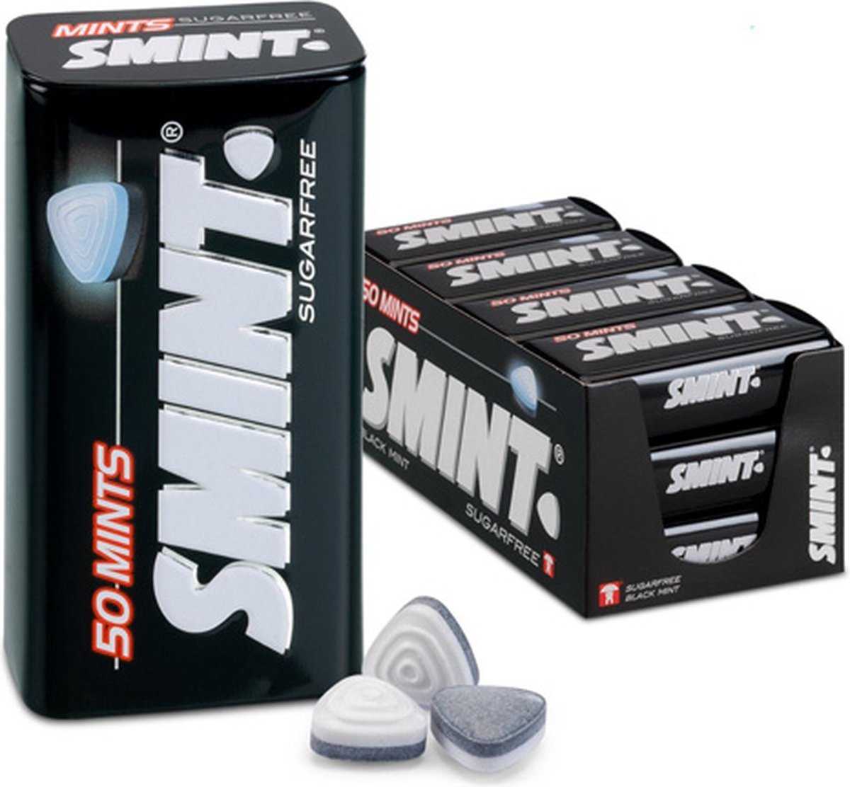 Smint - Blackmint XL - 12x 50 stuks