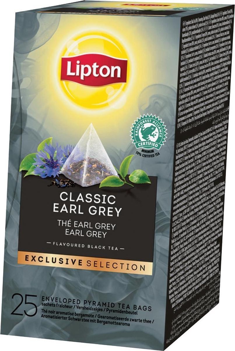 Lipton - Exclusive Selection Classic Earl Grey - 25 zakjes