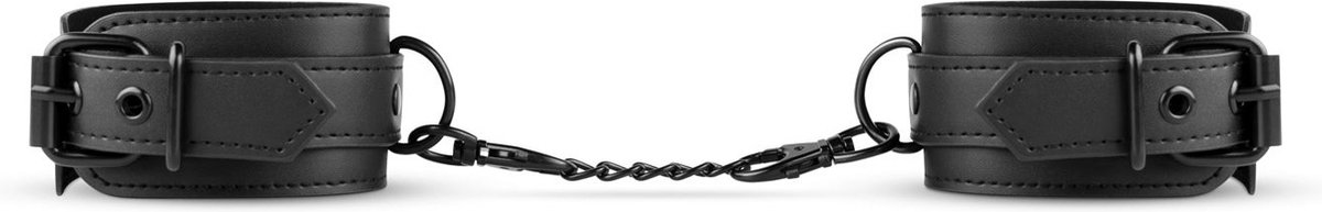 Kunstleren Handboeien - Zwart