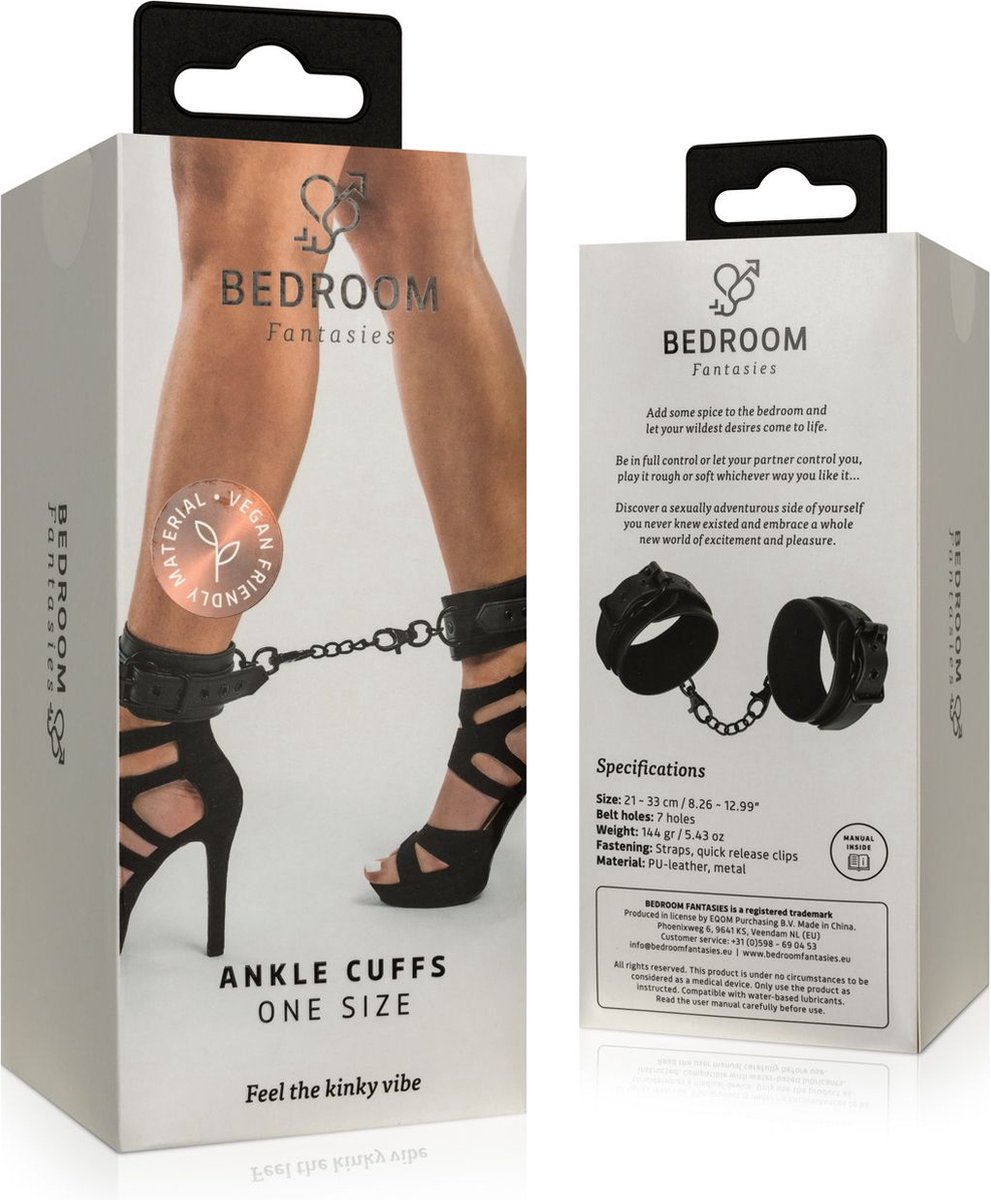 Kunstleren Enkelboeien - Zwart