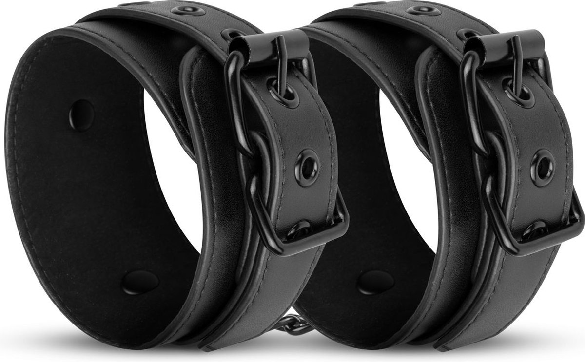 Kunstleren Enkelboeien - Zwart