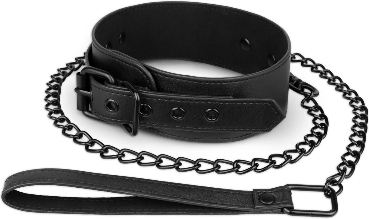 Kunstleren Halsband & Ketting - Silver