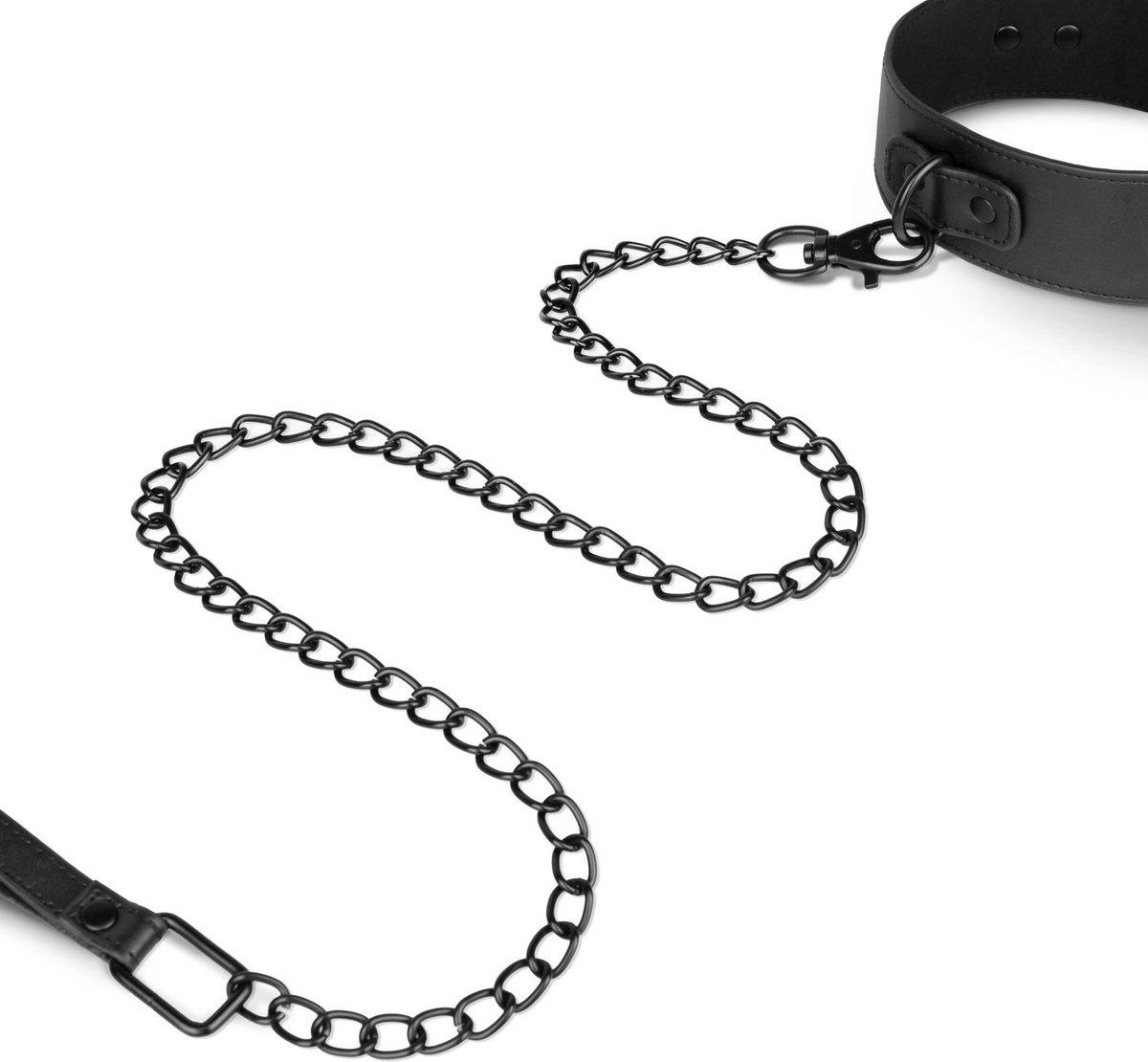 Kunstleren Halsband & Ketting - Silver