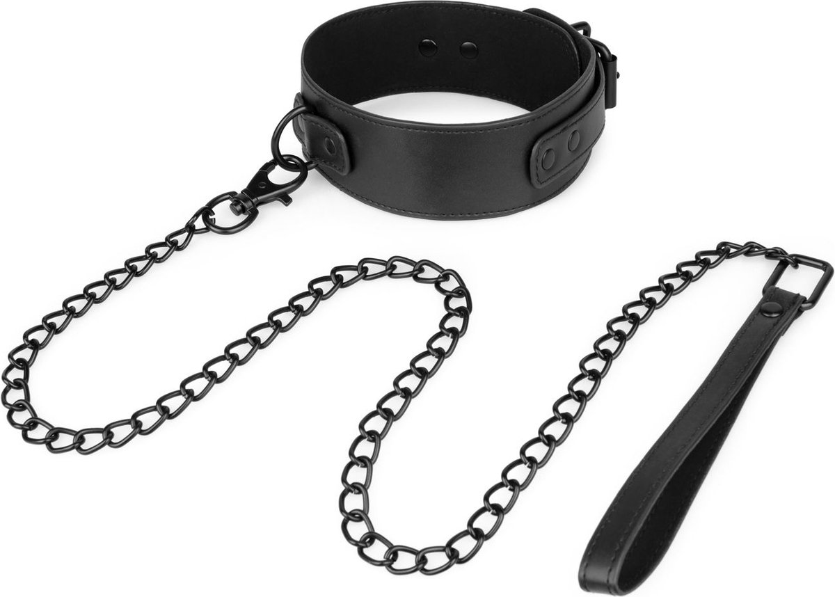 Kunstleren Halsband & Ketting - Silver