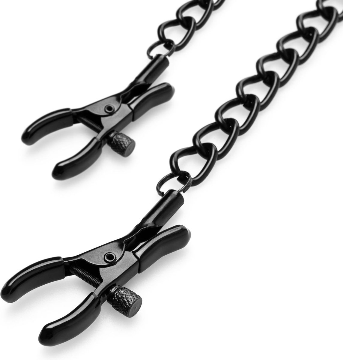 Tepelklemmen Met Ketting - Zwart