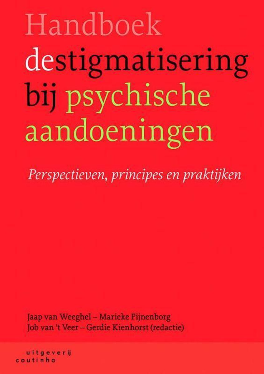 Handboek destigmatisering bij psychische aandoeningen